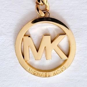 Michael Kors gold key chain purse charm